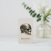 タトゥーミニマルアーティストサンドタトゥースカル 名刺 (スタンド正面)