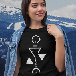 タトゥーミニマルデザイン Tシャツ