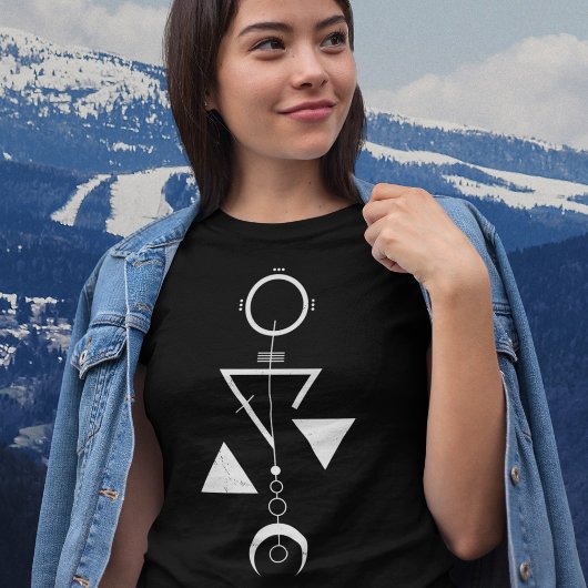 タトゥーミニマルデザイン Tシャツ