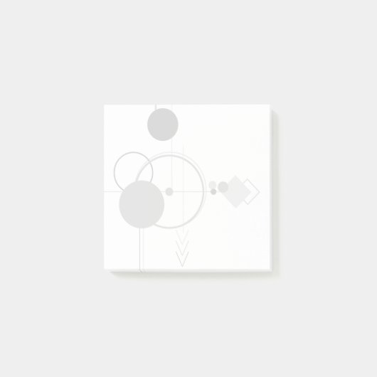 タトゥーモダンアールデコ | モノクロミニマリズム ポストイット (正面)