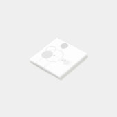 タトゥーモダンアールデコ | モノクロミニマリズム ポストイット (アングル)