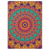 タトゥー万華鏡のように千変万化するパターンフラクタル クリップボード (裏面)