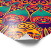 タトゥー万華鏡のように千変万化するパターンフラクタル フォトプリント            (角)
