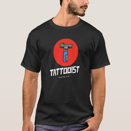 タトゥー主義者ワンインクタトオスタトパーラーサロンAr Tシャツ (正面)