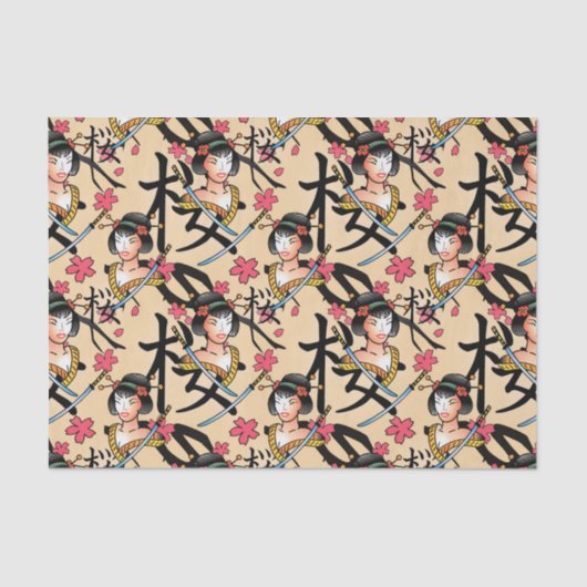 タトゥー好クールきのタイルパーティー 薄葉紙 (正面)