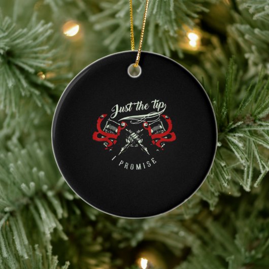 タトゥー愛好者への贈り物 セラミックオーナメント (ツリー)