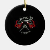 タトゥー愛好者への贈り物 セラミックオーナメント (正面)