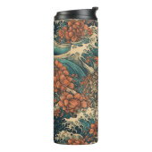 タトゥー日本のアート海の怪物 タンブラー (回転左)