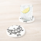 タトゥー日本のオニ悪魔 コースター (側面)