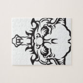 タトゥー日本のオニ悪魔 ジグソーパズル (横)