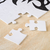 タトゥー日本のオニ悪魔 ジグソーパズル (側面)