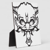 タトゥー日本のオニ悪魔 フォトプラーク (側面)