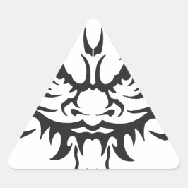 タトゥー日本のオニ悪魔 三角形シール