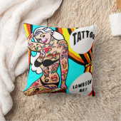 タトゥー枕のブロンド クッション (ブランケット)