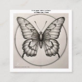 タトゥー柄の名刺 スクエア名刺 (正面)