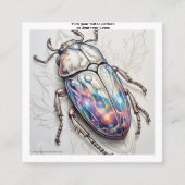 タトゥー柄の名刺 スクエア名刺 (正面)