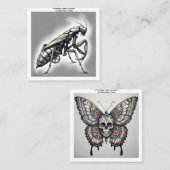 タトゥー柄の名刺 スクエア名刺 (正面/裏面)