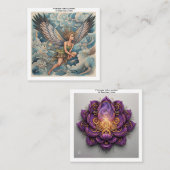 タトゥー柄の名刺 スクエア名刺 (正面/裏面)