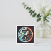 タトゥー柄の名刺 スクエア名刺 (スタンド正面)