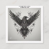 タトゥー柄の名刺 スクエア名刺 (正面)