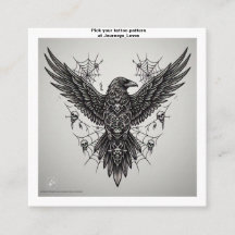 タトゥー柄の名刺