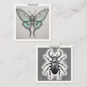 タトゥー柄の名刺 スクエア名刺 (正面/裏面)