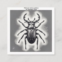 タトゥー柄の名刺