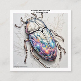 タトゥー柄の名刺 スクエア名刺