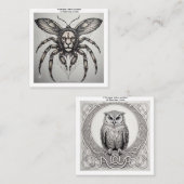 タトゥー柄の名刺 スクエア名刺 (正面/裏面)