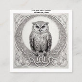 タトゥー柄の名刺 スクエア名刺 (裏面)