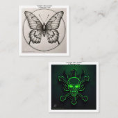 タトゥー柄の名刺 スクエア名刺 (正面/裏面)