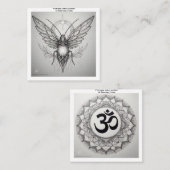 タトゥー柄の名刺 スクエア名刺 (正面/裏面)