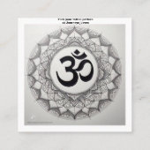 タトゥー柄の名刺 スクエア名刺 (裏面)