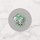 タトゥー素晴らし金ゴールドブラックダン コンフェッティ (スモール正面)