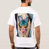 タトゥー美しいプリント» Tシャツ (裏面)