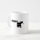 タトゥー銃 コーヒーマグカップ (正面左)