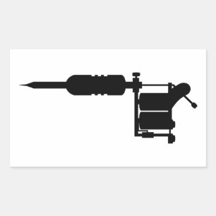 タトゥー銃 長方形シール