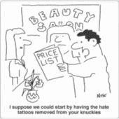 タトゥー除去at美しいサロン シール (正面)