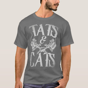 タトゥー・アーティストのTatsとCats動物猫の飼い主インクG Tシャツ