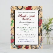 タトゥー カスタム 誕生日パーティー 招待状 (スタンド正面)