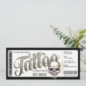 タトゥー ギフト券「Get Inked」 招待状 (スタンド正面)