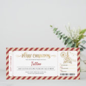 タトゥー ギフト クリスマス チケット ギフト券 招待状 (スタンド正面)