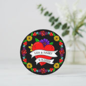 タトゥー グラフィティ アート スタイルの結婚式 サンキューカード 招待状 (スタンド正面)