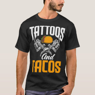 タトゥー&タコスTattoo Artist Taco Lover Tattoo Lo Tシャツ