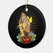 タトゥー・タトゥーが部族のシンボル祈アーティストの光 セラミックオーナメント (左)