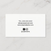 タトゥー&ピアスショップタトモダンーガン 名刺 (裏面)