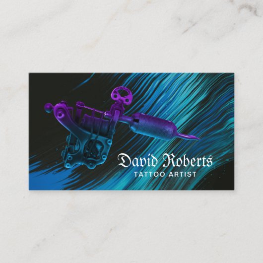 タトゥー&ピアスショップタトモダンーガン 名刺 (正面)