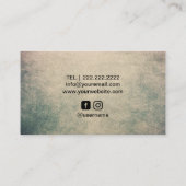 タトゥー&ピアスヴィンテージクロウ&スカル 名刺 (裏面)