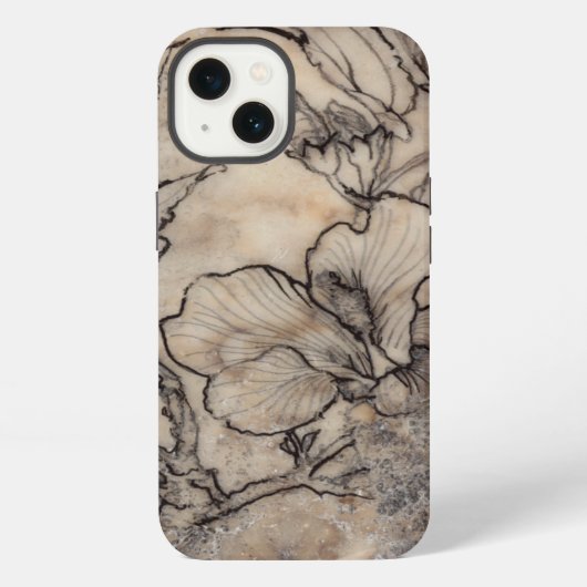タトゥー フローラル I iPhoneケース (裏面)
