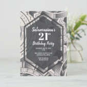 タトゥー ブラック＆ホワイト ダイヤモンド インビテーション (スタンド正面)